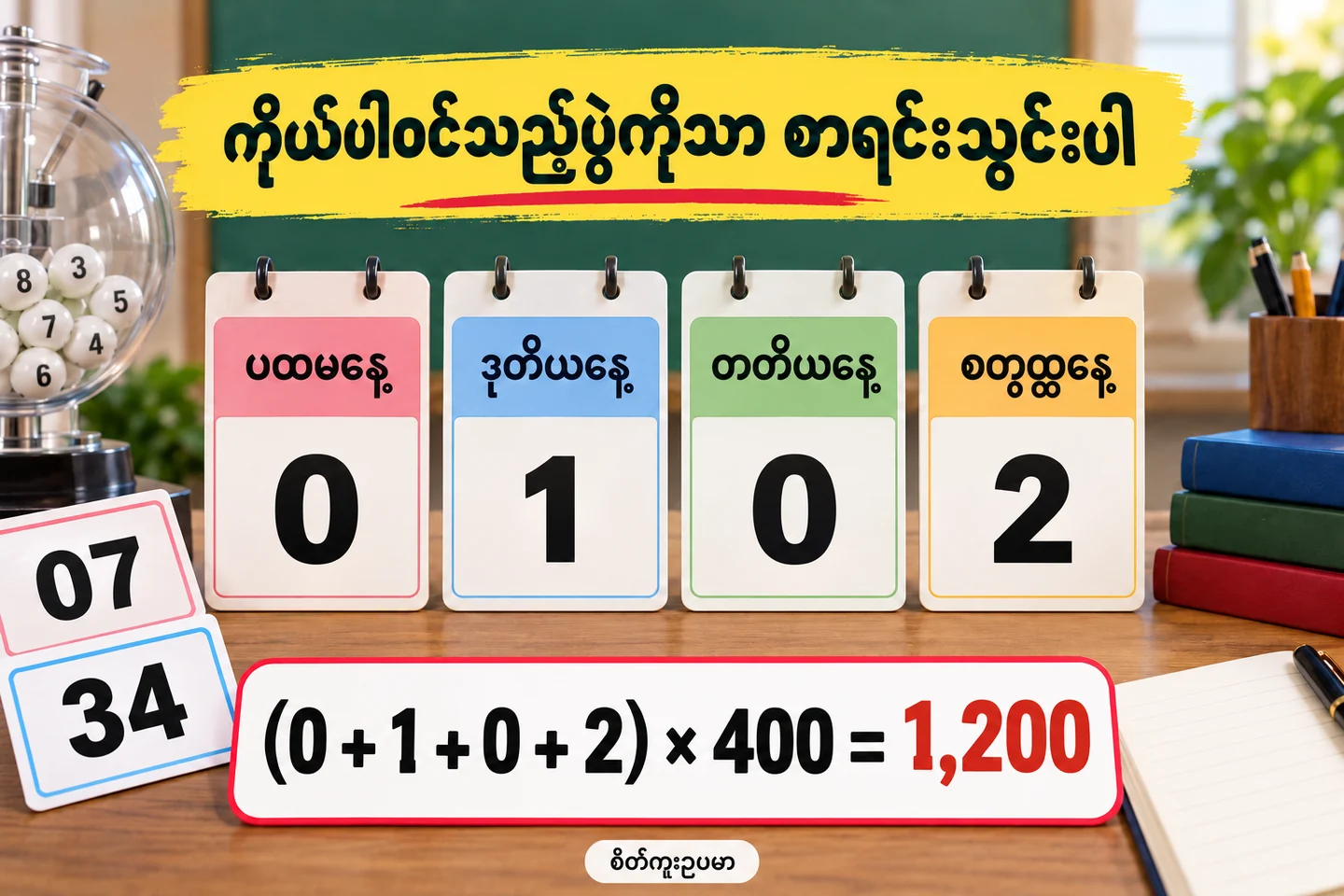 အသိပေးချက်နှင့် တကယ်ပါဝင်မှု ခွဲမှတ်နည်း ကို ရှင်းပြသော စိတ်ကူးဥပမာပုံ။